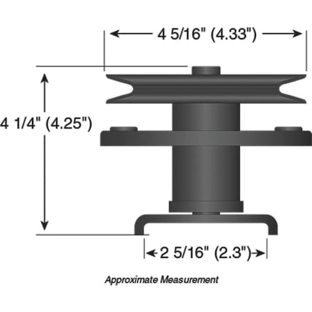 Stens Spindle Assembly 285-895 For Ayp 136819 285-895